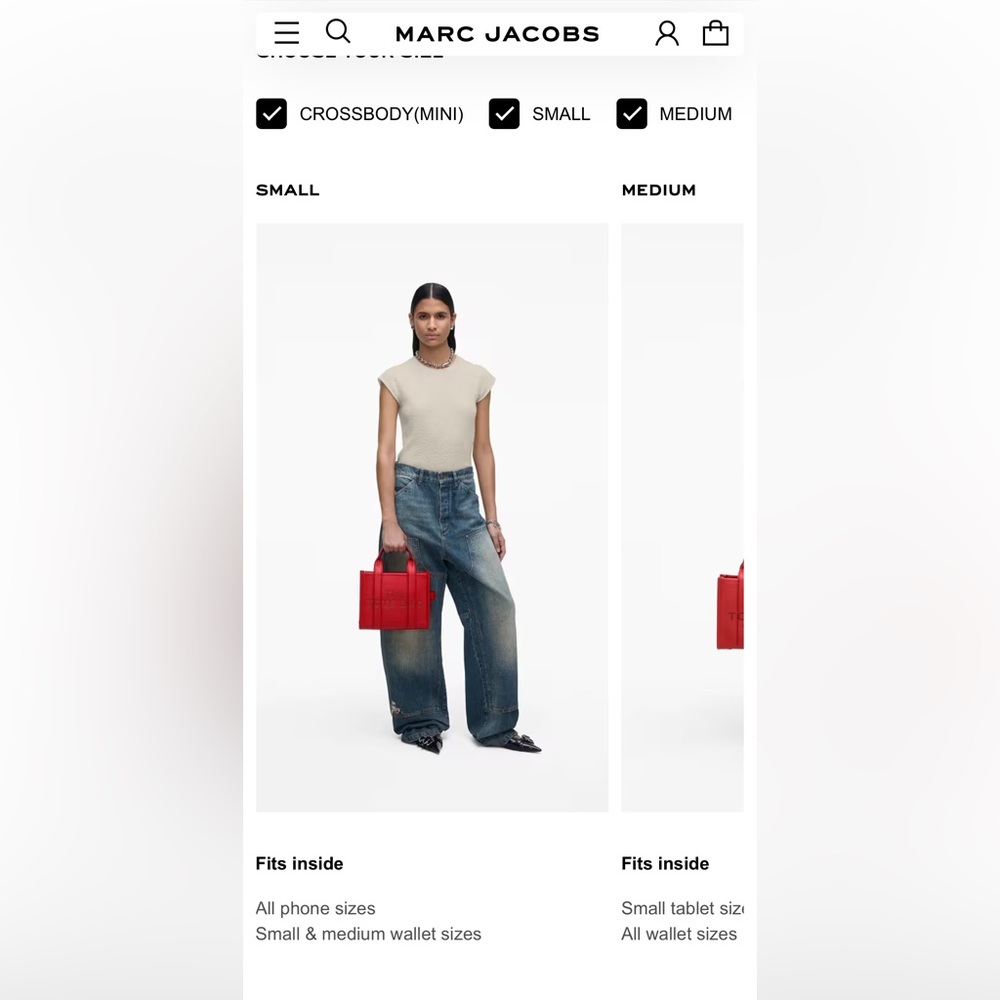 Marc Jacobs White Pebbled Leather The Tote Bag - Picture 8 of 8